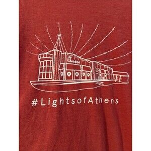 Chick-Fil-A Lights of Athens GEORGIA Christmas T-Shirt Red 2XL Atlanta Hwy